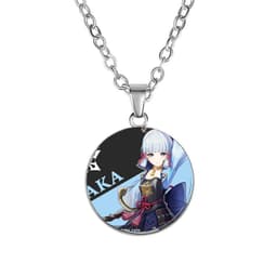 Vòng cổ in hình nhân vật GENSHIN IMPACT ver Gạch chéo game anime chibi xinh xắn phụ kiện trang sức 4