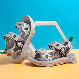 [Thanh Lý]Sandal bé trai siêu nhân, phi hành gia kiểu dáng thể thao, dép cho bé trai mềm êm chân quai dù chắc chắn 2