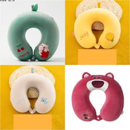 Gối Chữ U Kê Cổ, Gối Kê Cổ Chống Đau Mỏi Vai Gáy Văn Phòng, Đi Máy Bay, Du Lịch Nhiều Màu 9