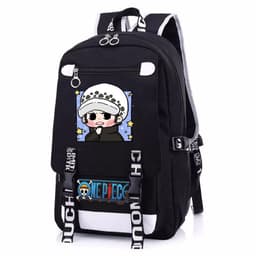 Balo nam nữ in hình ONE PIECE Đảo Hải Tặc ver Vuông anime cặp sách đi học tiện lợi thời trang 9