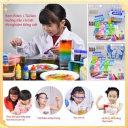 Bộ 78 Thí Nghiệm Khoa Học Vật Lý, Hóa Học Cho Trẻ Em Khám Phá Nguyên Lý Khoa Học (Có Kèm Hướng Dẫn Tiếng Việt) 7
