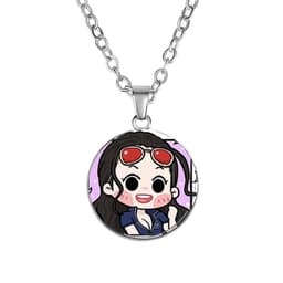 Vòng cổ in hình nhân vật ONE PIECE Đảo Hải Tặc ver Vuông game anime chibi xinh xắn phụ kiện trang sức 2