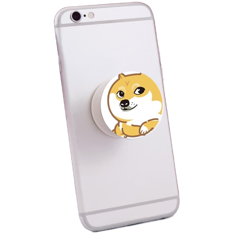 Giá đỡ điện thoại pop socket in hình Doge chú chó hài hước đáng yêu vui nhộn tiện lợi xinh xắn anime chibi