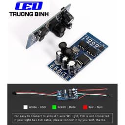 ATS001 MẠCH KHUẾCH ĐẠI TÍN HIỆU ĐIỀU KHIỂN CHO LED FULL MÀU ARGB WS2812B WS2811 UCS1903 LPD6803 7
