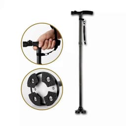 Gậy chống cho người già 2in1 gậy chống trượt, gậy batoong, kết hợp đèn pin chiếu sáng 6