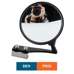 Gương cầu lồi ô tô gắn trên gương chiếu hậu xoay 360 độ nhìn rõ lốp trước lốp sau 4