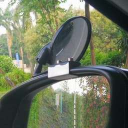 Gương cầu lồi ô tô gắn trên gương chiếu hậu xoay 360 độ nhìn rõ lốp trước lốp sau 2