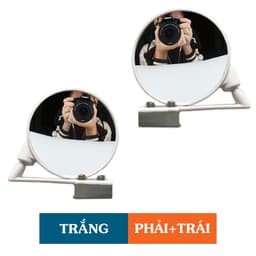 Gương cầu lồi ô tô gắn trên gương chiếu hậu xoay 360 độ nhìn rõ lốp trước lốp sau 7