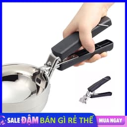 Dụng Cụ Kẹp Gắp Đồ Nóng Thức Ăn Tay Cầm Thức Ăn Đa Năng Inox Chống Bỏng 1
