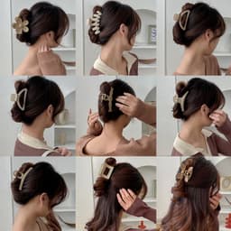 Kẹp tóc càng cua sét 13 chiếc Mix Mầu style KOREA tạo nhiều kiểu mẫu phù hợp mọi kiểu tóc 4