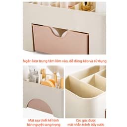  Kệ đựng mỹ phẩm có ngăn kéo tiện lợi, gọn gàng 3