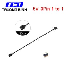 DÂY CHIA TÍN HIỆU ARGB SANG 5V3PIN KẾT NỐI LED FULL MÀU WS2812B VỚI MÁY TÍNH 2