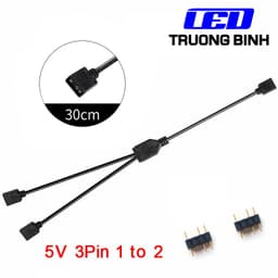 DÂY CHIA TÍN HIỆU ARGB SANG 5V3PIN KẾT NỐI LED FULL MÀU WS2812B VỚI MÁY TÍNH 3