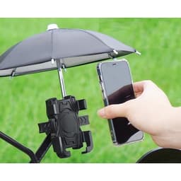 Giá Đỡ - Kẹp Điện Thoại Gắn Xe Máy HT507 có ô dù che mưa che nắng, Chống Cướp Cực Chắc Chắn 6