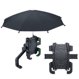 Giá Đỡ - Kẹp Điện Thoại Gắn Xe Máy HT507 có ô dù che mưa che nắng, Chống Cướp Cực Chắc Chắn 8