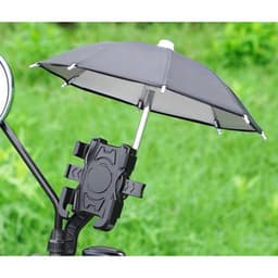 Giá Đỡ - Kẹp Điện Thoại Gắn Xe Máy HT507 có ô dù che mưa che nắng, Chống Cướp Cực Chắc Chắn 7