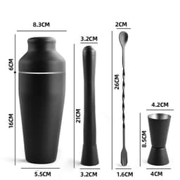 Bộ 8 món inox pha chế shaker trà sữa cocktail cao cấp - T0505 4