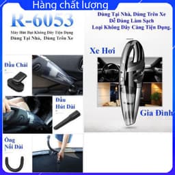 Máy hút bụi cầm tay mini không dây hút bụi ô tô cao cấp siêu mạnh 3