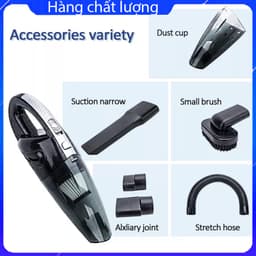 Máy hút bụi cầm tay mini không dây hút bụi ô tô cao cấp siêu mạnh 7