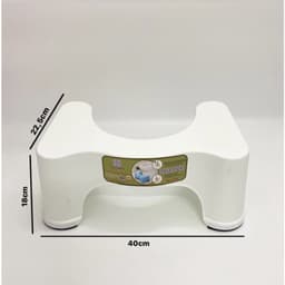Ghế kê chân bồn cầu cho bé AMIZIN Ghế kê chân toilet chống táo bón chống trơn trượt Babee 2