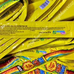 [1 Mét] Kẹo dẻo cầu vồng Chupa Chups hương trái cây 1 mét siêu dài, siêu ngầu (gói 55g), đồ ăn vặt 5