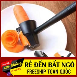Dụng Cụ Cắt Tỉa Hoa Xoắn Ốc , Nạo Xoáy Tạo Hình Rau Củ Trang Trí 1