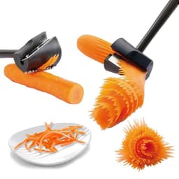 Dụng Cụ Cắt Tỉa Hoa Xoắn Ốc , Nạo Xoáy Tạo Hình Rau Củ Trang Trí 4