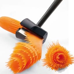 Dụng Cụ Cắt Tỉa Hoa Xoắn Ốc , Nạo Xoáy Tạo Hình Rau Củ Trang Trí 5
