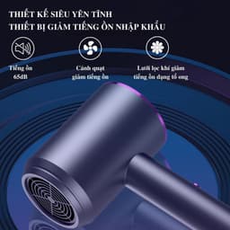 Máy Sấy Tóc - Máy Tạo Kiểu Tóc 2 Chiều Nóng Lạnh Nhanh Khô Công Suất Lớn, 3 Chế Độ Sấy ( VINALUXURY ) 8