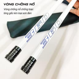 [Mua cần Tặng trục sẵn] Cần Vix Bạch Kim 4H siêu nhẹ, câu rô, diếc … 6