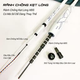 [Mua cần Tặng trục sẵn] Cần Vix Bạch Kim 4H siêu nhẹ, câu rô, diếc … 7