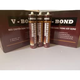 Sỉ keo V-Bond đa năng cho dán PVC, nhựa, nano, phào chỉ, nhôm, Alu, gạch, gỗ, inox, gương. 6