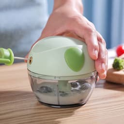 [ HỎA TỐC ] Máy xay mini PTLUXURY 3 lưỡi dao xay tỏi ớt đa năng tiện lợi 6