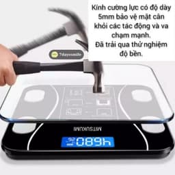 Cân Điện Tử VINALUXURY phân tích chỉ số cơ thể và sức khoẻ dùng app điện thoại [ HÀNG TỐT ] 3