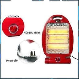 Quạt sưởi - Máy sưởi Fujika hồng ngoại 2 bóng Công Suất 800W [ Chính Hãng ] DT HOME 5