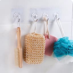 Combo 10 Móc Dán Tường Chịu Lực Trong Suốt Treo Đồ Dùng Siêu Chắc 9