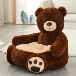 Ghế tựa lưng hình gấu bông teddy, gấu bông hình thú Siêu Êm cho bé nhà miu bedding 4