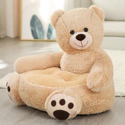 Ghế tựa lưng hình gấu bông teddy, gấu bông hình thú Siêu Êm cho bé nhà miu bedding 1