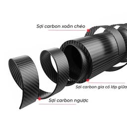 Cán Vợt Hắc Bạch Cao Cấp 3