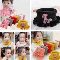 Khăn Ống Co Dãn Cho Bé Gái & Bé Trai - Khăn Choàng Cổ Giữ Ấm Ấm Áp, Dễ Thương AV69 💕💕💕 4