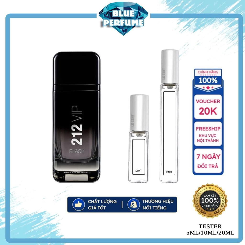 Nước Hoa Nam Carolina Herrera 212 Vip Black 100ml