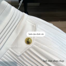 [𝑻𝒉𝒆𝑴𝒂𝒚 x 𝐐𝐂𝐂𝐂] Chân Váy Dạ Xếp Ly Ngắn Chữ A Cạp Cao 2 Lớp Có Lót Quần Hàng Quảng Châu Cao Cấp Nữ 7