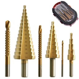 Bộ 6 Mũi Khoan Tráng Titan Có Hộp Đựng -1 3
