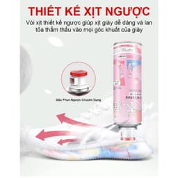 [COMBO] 5 Chai xịt Khử Mùi Giày Nano Bạc Diệt Khuẩn Ngăn Ngừa Hôi Chân Lưu Hương 24h Hương Chanh - Đào 7