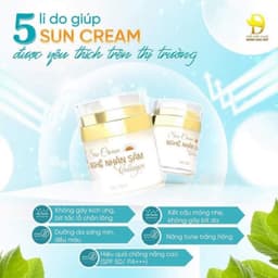 Kem chống nắng Sun Cream Nghệ, bảo vệ làn da, cân bằng độ pH, Ngăn chặn sự lão hoá  - Hoàng Ngọc Diệp 3