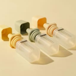 Bình chia thuốc, bình chia siro, bình cho bé uống thuốc 100% silicon Bebepick Whia Hàn quốc 5
