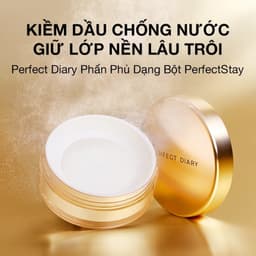Phấn phủ kiềm dầu PERFECT DIARY chống thấm nước kiểm soát dầu lên đến 12h với 3 màu tùy chọn 7g 2