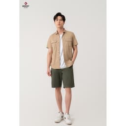 Quần Ngố Nam GENVIET Chất Liệu Kaki Đơn Giản Lịch Lãm, Quần Ngố Kaki Nam Form Suông Rộn 8580 3