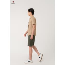 Quần Ngố Nam GENVIET Chất Liệu Kaki Đơn Giản Lịch Lãm, Quần Ngố Kaki Nam Form Suông Rộn 8580 4
