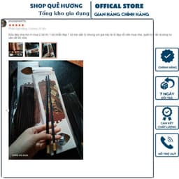 Bộ 10 đôi Đũa Mạ Vàng Hàn Quốc Nhựa Đen Nhật Cao Cấp Chống Trơn Chống Mốc Chịu Nhiệt CAO CẤP - M276 5